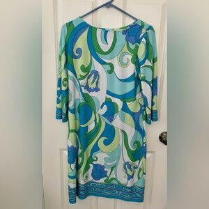 London Times Women’s 12 Dress Floral Tulips design